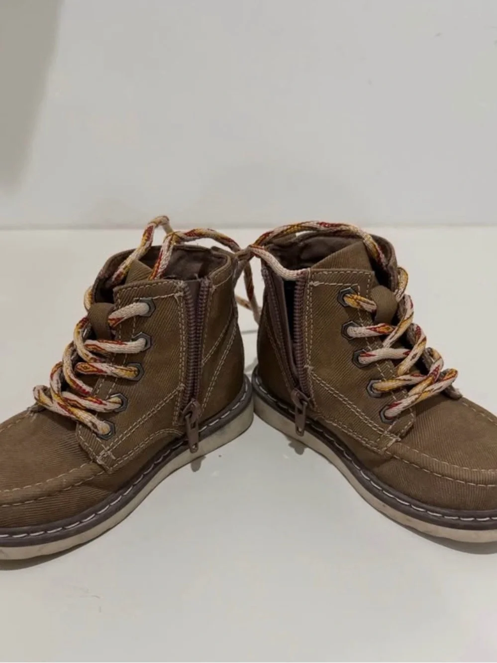 Twister Brown Kids High-Top Lace Boots
